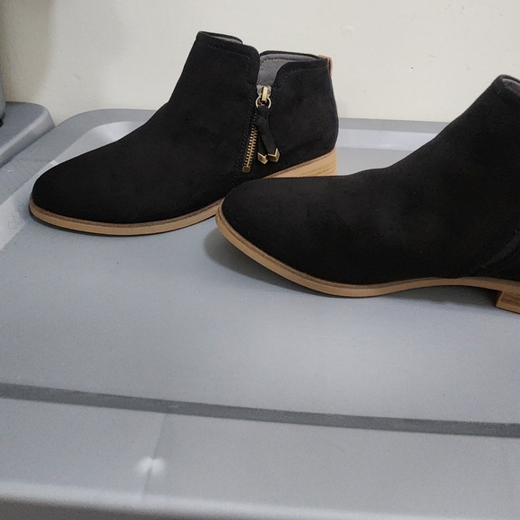 Womens Dr. Scholl's Astir Suede Black Bootie size 8 1/2 W - Picture 6 of 14